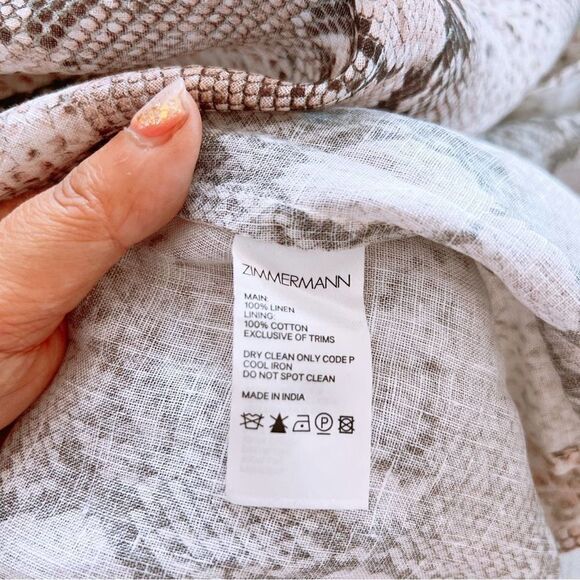 ZIMMERMANN Bellitude Scarf Tie Dress - Picture 6 of 6